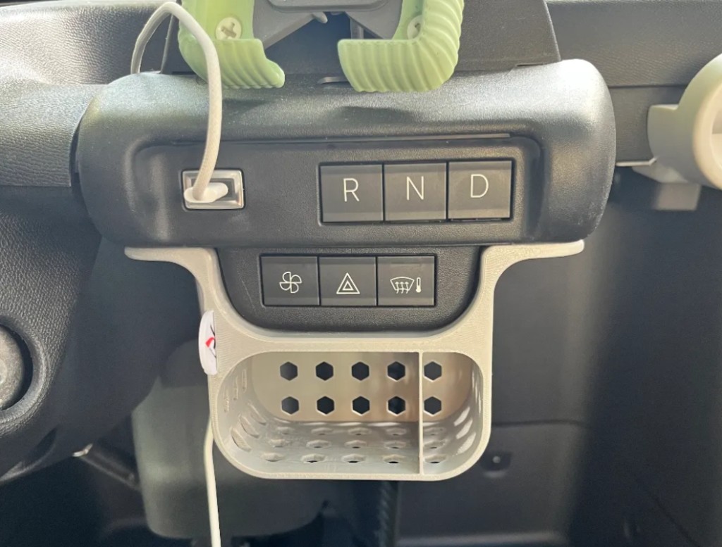 Bac de rangement console Citroën Ami