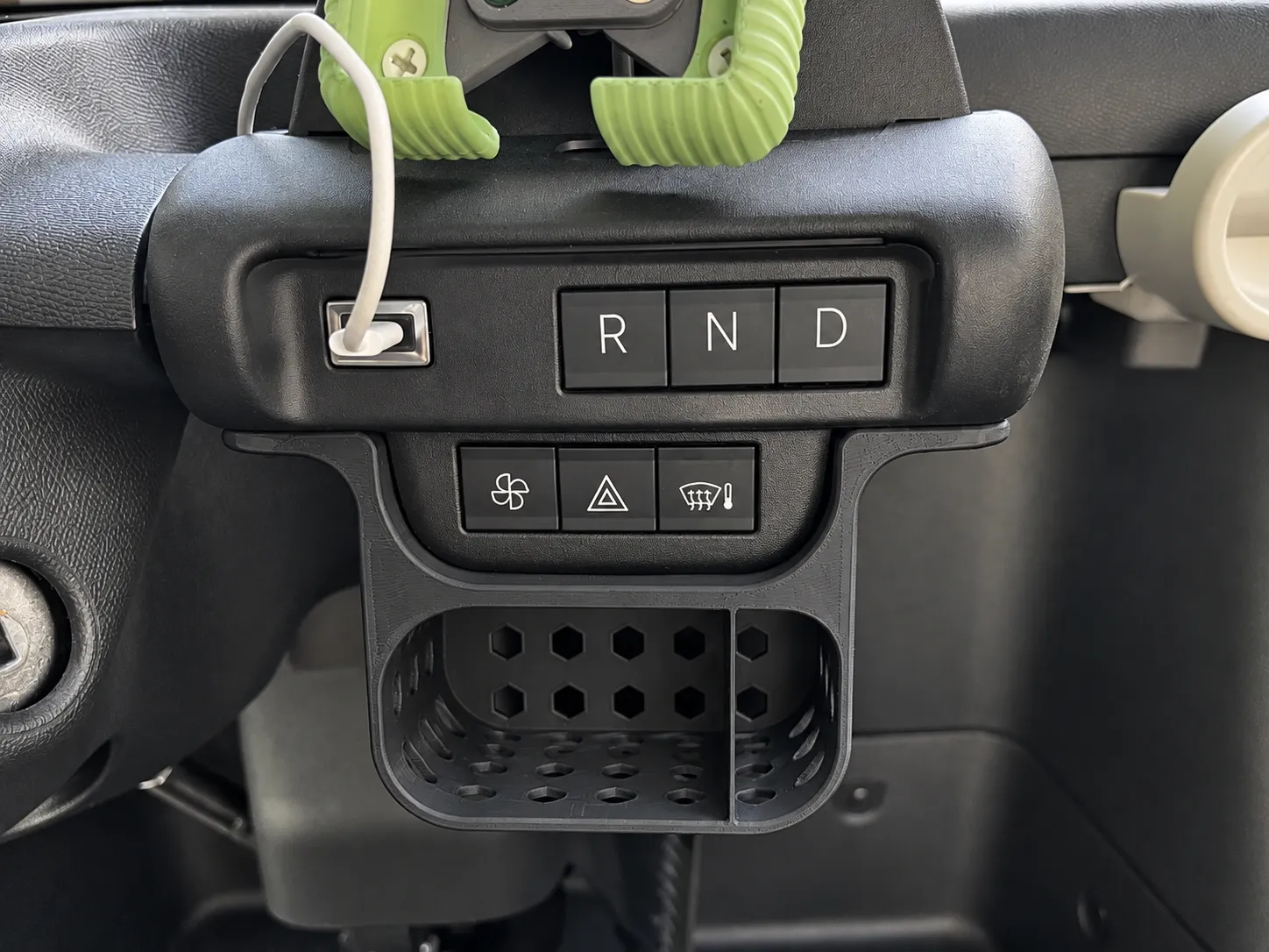 Bac de rangement console Citroën Ami